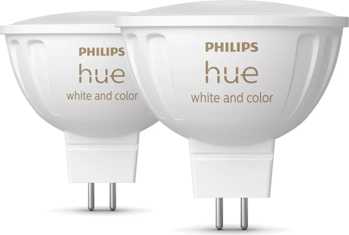 Philips Hue White and Color Ambiance 400 LED-Spot GU5.3 6.3W, 2 Stück