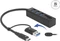 DeLOCK 3-Port USB-Hub mit Cardreader, USB-C 3.0/USB-A 3.0 [Stecker] Vorschaubild