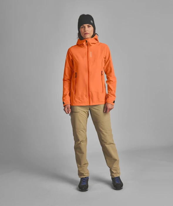 Ortovox Seceda Softshell Funktionsjacke faded tangerine (Damen)