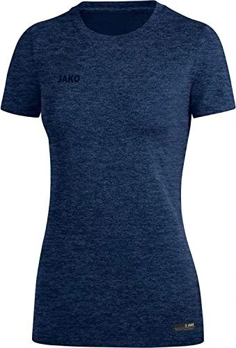 Jako Premium Basics T-Shirt kurzarm marine melange (Damen)