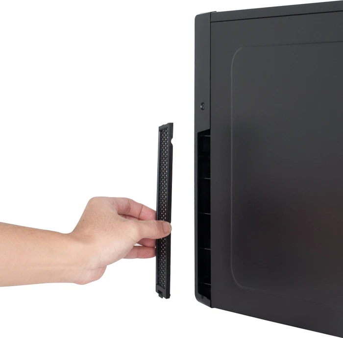 SilverStone Precision PS09 schwarz, schallgedämmt