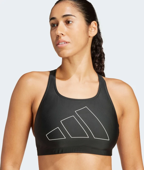 adidas Big Bars Bikini-Oberteil schwarz (Damen)