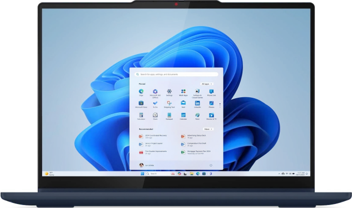 Lenovo IdeaPad 5 2-in-1 14AKP10, Cosmic Blue, Ryzen AI 7 350, 16GB RAM, 1TB SSD, DE