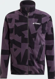 adidas Terrex Multi Printed Fleece Jacke aurora black/black (Herren)