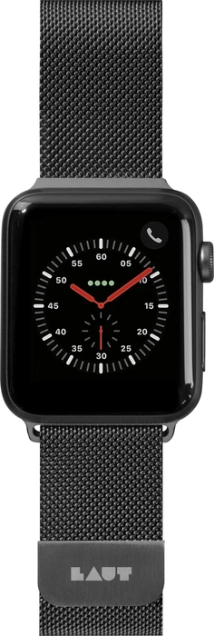 LAUT Steel Loop Watch Strap für Apple Watch 42mm/44mm/45mm/49mm schwarz