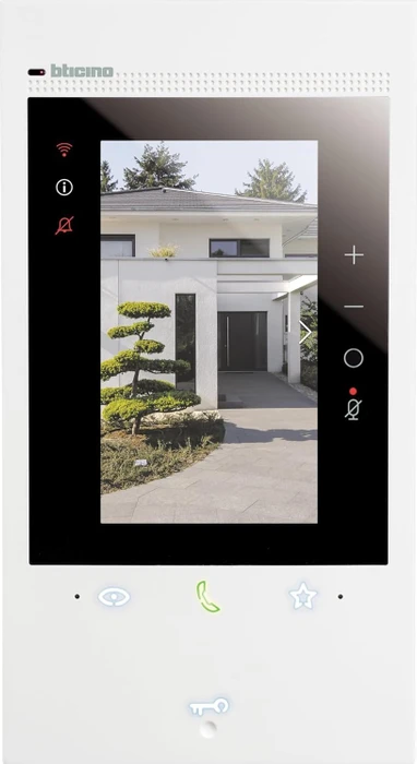 Legrand Bticino Flex'One Video-Set mit Türstation SFERA und Video-Inneneinheit CLASSE 300EOS, Unterputz, 2 Teilnehmer, Set