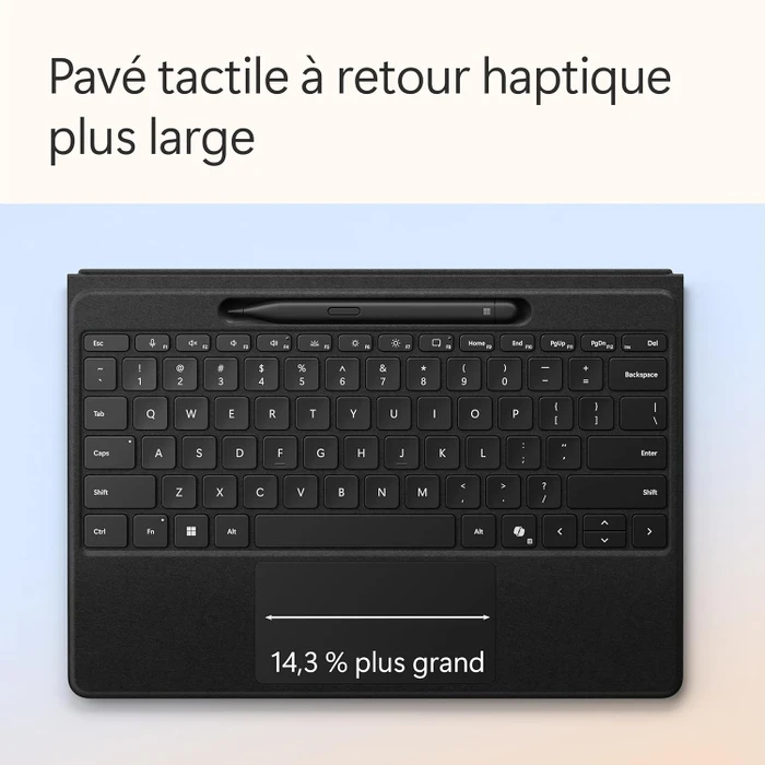 Microsoft Surface Pro Flex Keyboard mit Copilot-Taste, schwarz, DE