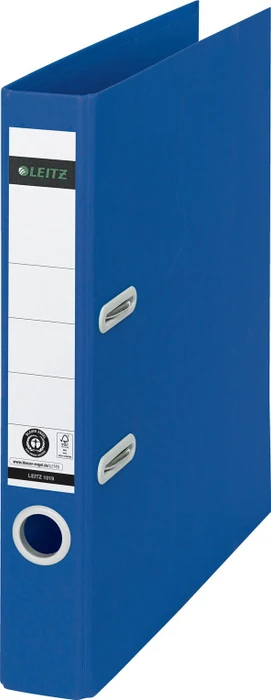 Leitz Qualitäts Ordner 2-Ring 180° Recycle, 55mm, A4, blau (10190035)