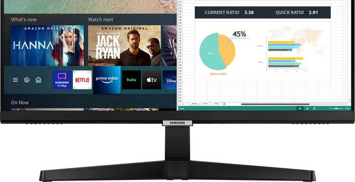 Samsung Smart Monitor M5 M50A, schwarz, 24"