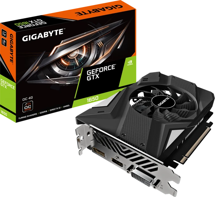 GIGABYTE GeForce GTX 1650 D6 OC 4G (Rev. 3.0), 4GB GDDR6, DVI, HDMI, DP