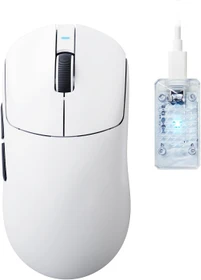 Attack Shark X8 Ultimate 8KHz Tri-mode Wireless Gaming Mouse, weiß, USB/Bluetooth