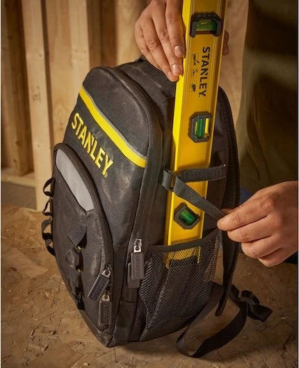 Stanley 15.6" Laptop- und Werkzeugrucksack schwarz/gelb