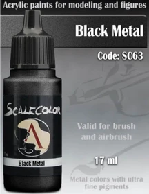 Scale75 ScaleColor Metal N' Alchemy black metal, 17ml