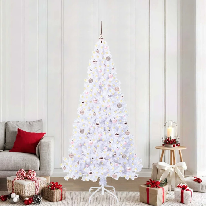 vidaXL Künstlicher Weihnachtsbaum, 210cm, inkl. LED-Beleuchtung (3426778)