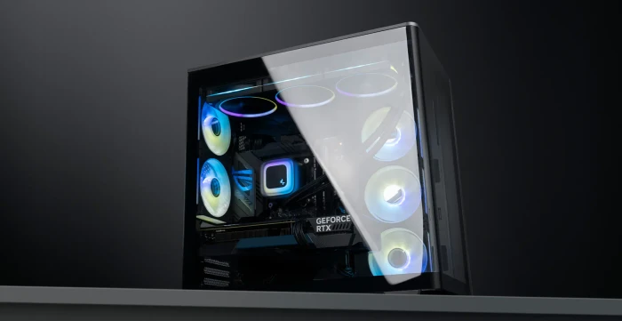 DeepCool CG590U 5F, schwarz, Glasfenster