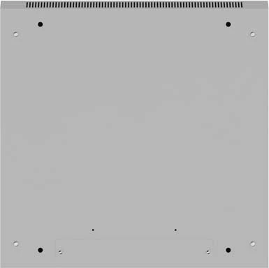Lanberg WF01 Series 19" Wandschrank 9HE, hängend, Flatpack, Gitternetztür, IP20, RAL 7035, 600mm tief
