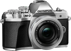 Olympus OM-D E-M10 Mark III silber mit Objektiv M.Zuiko digital ED 14-42mm 3.5-5.6 EZ und M.Zuiko digital ED 40-150mm 4.0-5.6 R MSC