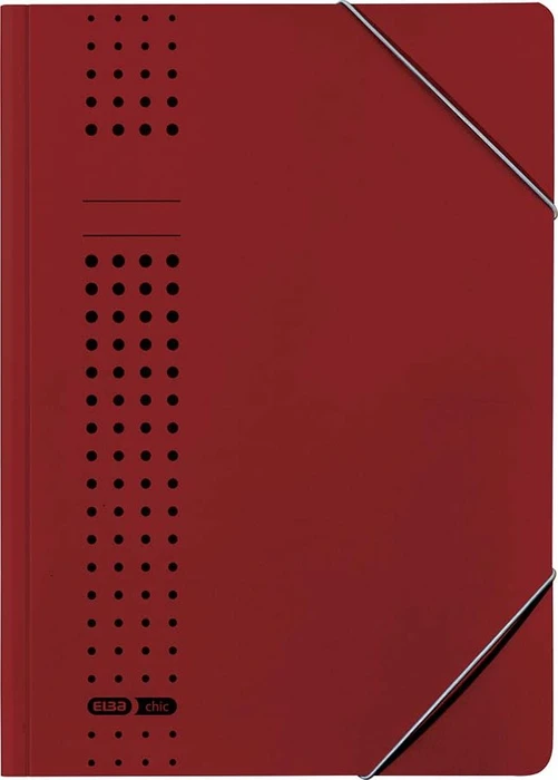 Elba Chic Sammelmappe mit Eckspanner, A4, bordeaux