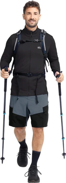 Jack Wolfskin Litestride Funktionsjacke schwarz (Herren)