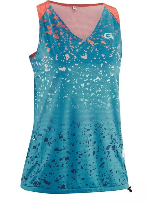 Gonso Dobbiaca Trikot ärmellos mosaic blue (Damen)