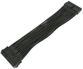 Nanoxia 24-Pin ATX Verlängerung 30cm, sleeved schwarz (NX24V3E)