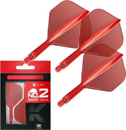 Target K-Flex No.2 kurz Schaft rot