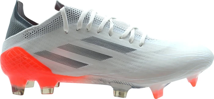 adidas X Speedflow.1 FG ftwr white/iron metallic/solar red