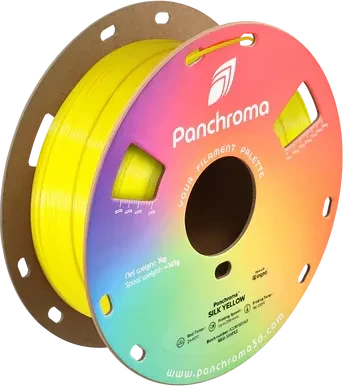 Polymaker Panchroma Silk PLA, gelb, Spule, 1.75mm, 1.00kg