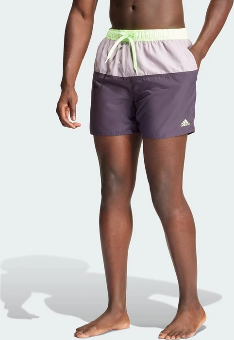 adidas Colorblock CLX Badeshorts aurora black/green spark (Herren)