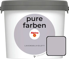 Alpina Farben Pure Farben Wandfarbe lavendelviolett innen lila, 2.5l