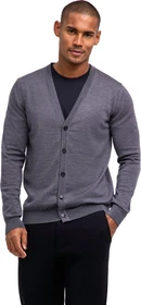 Falke Basic Apparel Cardigan V-Ausschnitt Strickjacke dark grey (Herren)