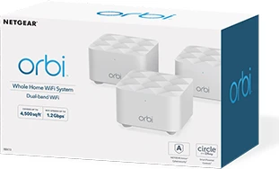 Netgear Orbi RBK13, Router und 2x Repeater Set, 3er-Bundle