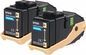 Epson Toner 0604 cyan, 2er-Pack