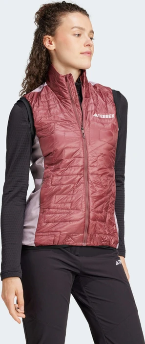 adidas Terrex Xperior Varilite Hybrid PrimaLoft Funktionsweste preloved fig/burgundy (Damen)