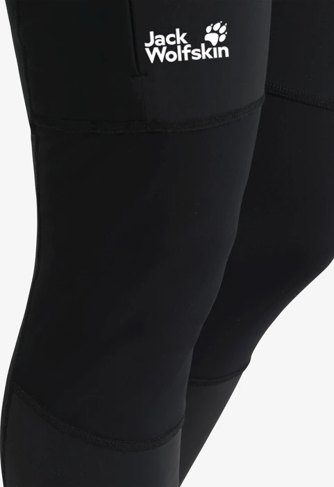 Jack Wolfskin Hike With Me Tights Hose lang schwarz (Damen)