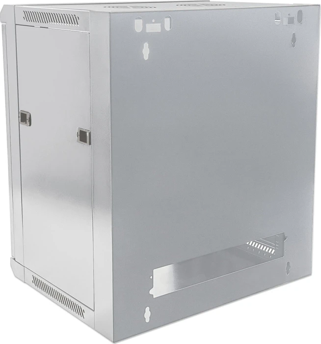 Intellinet Wandschrank 9HE, Sicherheitsglastür, IP2X, hellgrau, 600mm tief