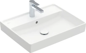 Villeroy & Boch Collaro Handwaschbecken 600x470x160mm, mit Überlauf, stone white ceramicplus