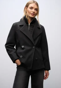 Street One Caban mit Inlay Jacke schwarz (Damen)