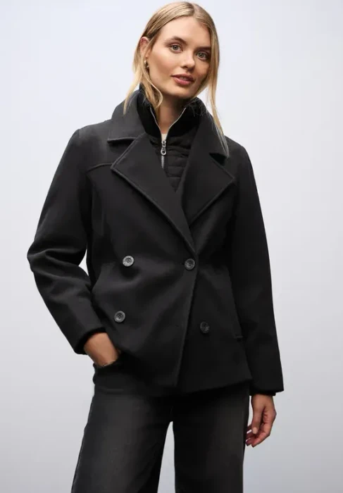 Street One Caban mit Inlay Jacke schwarz (Damen)