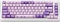Akko MOD 007 HE, Purple Melody, LEDs RGB, hot-swap, Cream Yellow Magnetic, USB/Bluetooth, US Vorschaubild