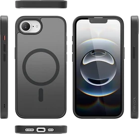 Nevox StyleShell Invisio MagSafe für Apple iPhone 16e schwarz/transparent