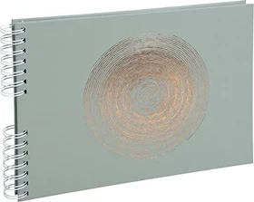 Exacompta Spiralalbum, 32x22cm, 50 Seiten, Ellipse grün