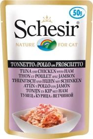 Schesir Thunfisch und Huhn mit Schinken, 1.50kg (30x 50g)