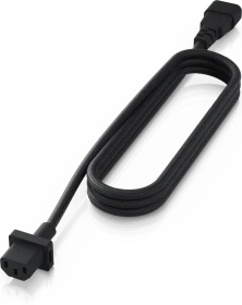 Ubiquiti Kaltgeräte Verlängerungskabel C13/C14 schwarz, 1.8m (UACC-Cable-C13-C14)