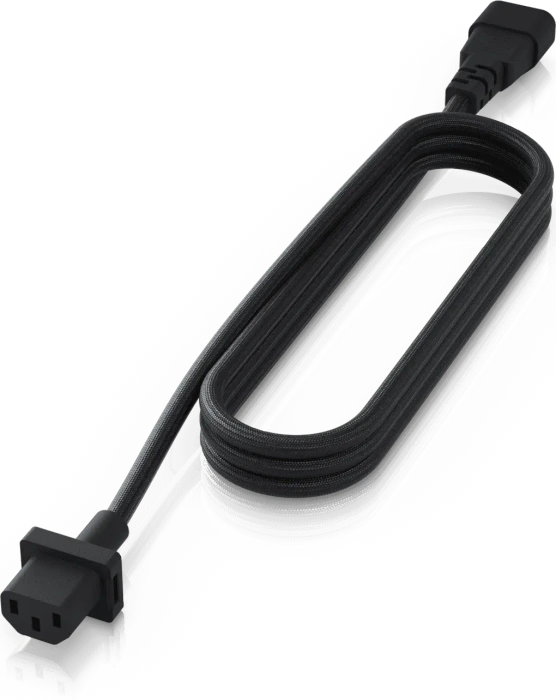 Ubiquiti Kaltgeräte Verlängerungskabel C13/C14 schwarz, 1.8m