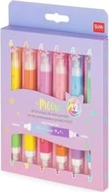 Legami Meow Textmarker sortiert, 6er-Set