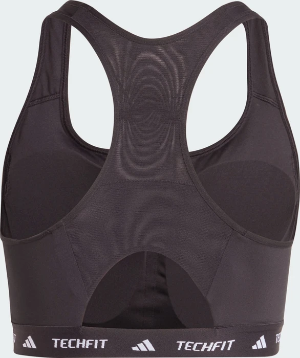 adidas Techfit große Größen Sport-BH schwarz (Damen)