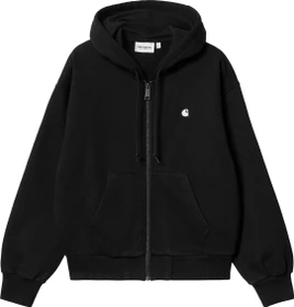 Carhartt Hooded Casey Jacket Hoodie schwarz/silber (Damen)