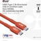Club 3D USB-C 2.0 Kabel, 480Mb/s, 240W PD EPR, USB-C 2.0 Stecker auf USB-C 2.0 Stecker, 4m Vorschaubild