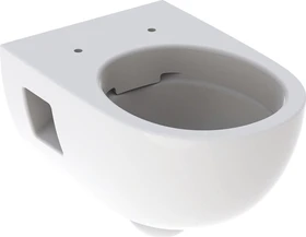Geberit Renova Wand-WC Tiefspüler, teilgeschlossene Form, Rimfree weiß